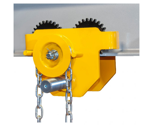Количка за греда с верижно задвижване 3 t L=3 m 74-220 mm