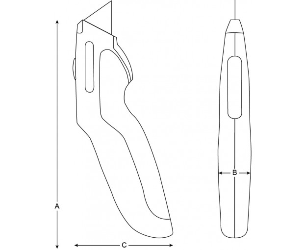 Джобен нож 18 mm ERGO BAHCO KE18-01