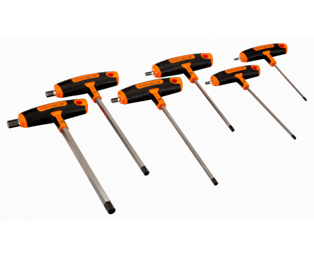 Комплект 6 броя ключове HEX с Т-образна дръжка BAHCO 903T-1