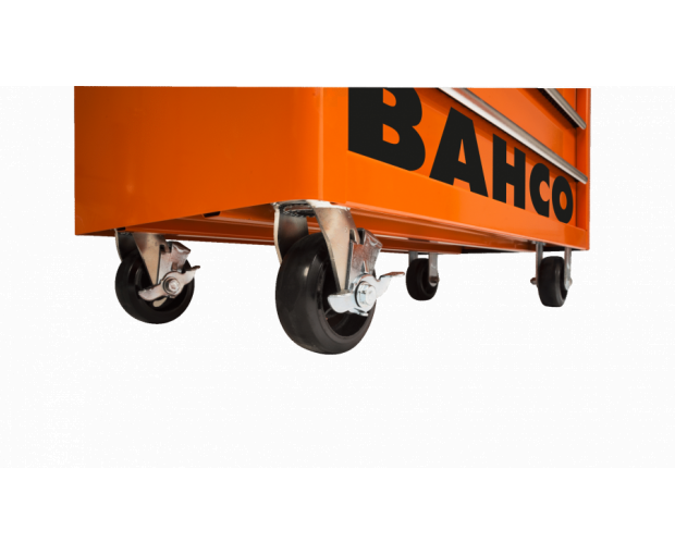 Мобилно работно място C75 с 8 чекмеджета, оранжево BAHCO 1475K8