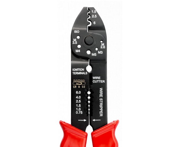 Клещи кримпващи комбинирани 220 mm 1.5-6.0 mm2 BAHCO CR B 02