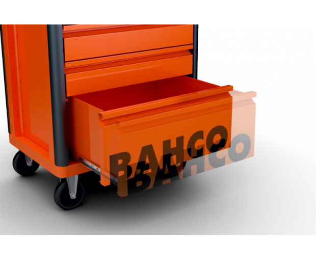 Мобилно работно място с 5 чекмеджета BAHCO 1472K5BLACK