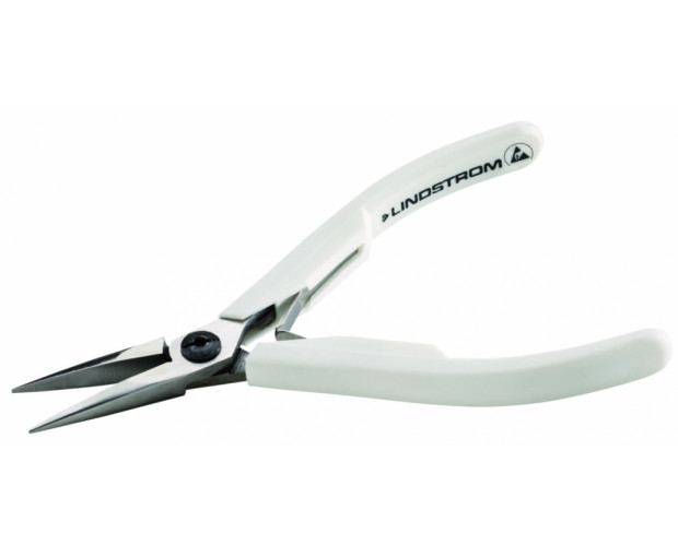 Клещи с дълги полуобли гладки челюсти 132 mm, ESD Lindstrom 7890