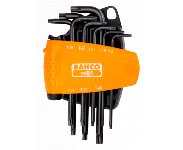 Комплект Г-образни ключове TORX-TR с отвор 8 броя BAHCO BE-8675