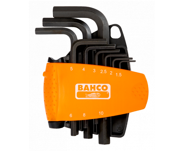 Комплект 9 броя Г-образни ключове шестостен 1.5-10 BAHCO BE-9578