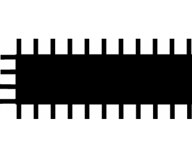 Плоска пила с дръжка - 250 mm BAHCO 1-100-10-2-2