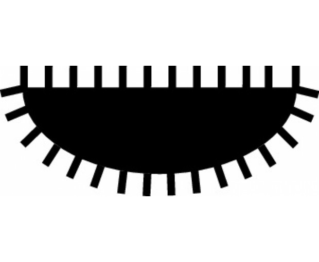 Пила полукръгла с дръжка - 250 mm BAHCO 1-210-10-2-2