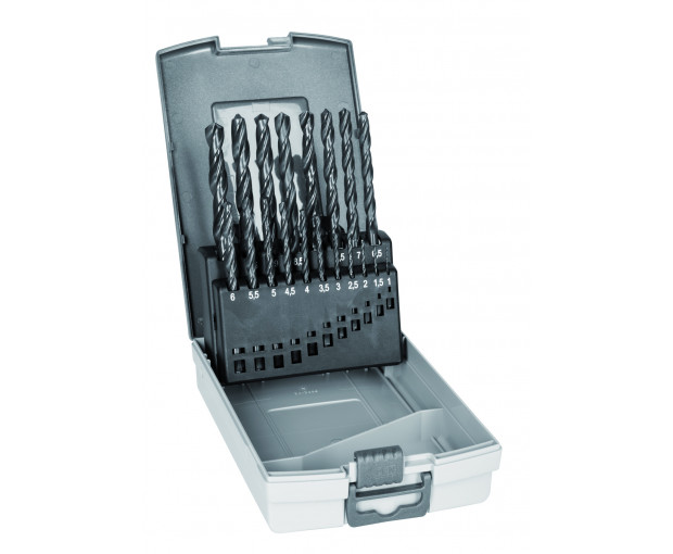 Комплект 19 броя свредла за метал HSS-R 1-10 mm BAHCO 4515-SET-19