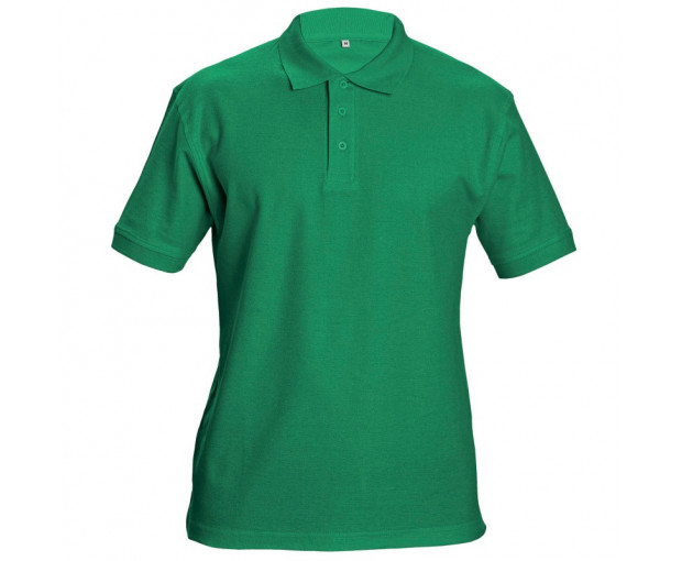 Тениска с якa La Coste 100%П,зелена 3XL