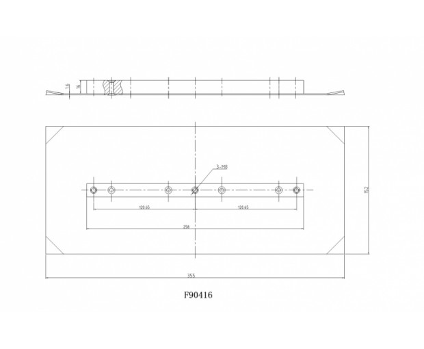 Комплект финишни лопатки Beton Trowel 90 см