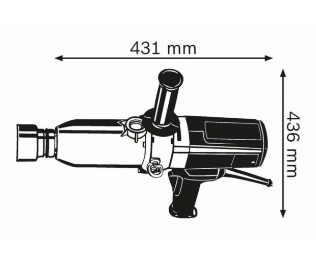 Гайковерт ударен BOSCH GDS 30, 0601435108