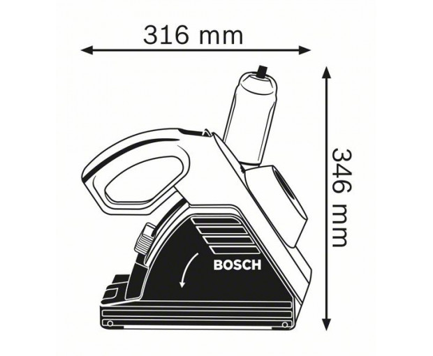 Фреза за канали BOSCH GNF 35 CA, 0601621708