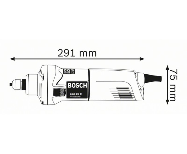 Прав шлайф BOSCH GGS 28 C, 0601220000