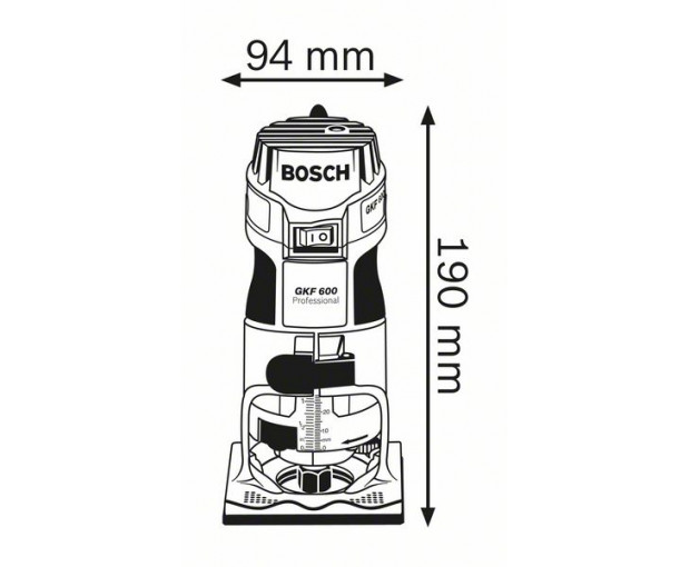 Фреза за кантове BOSCH GKF 600, 060160A100