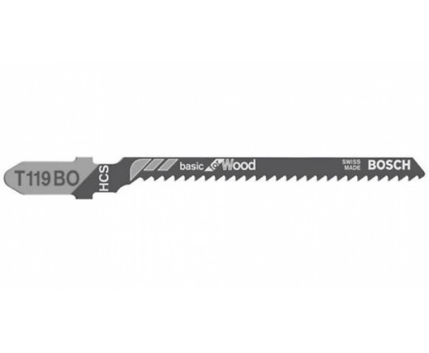 Нож BOSCH за прободен трион 5 бр. T 119 BO, 2608630310
