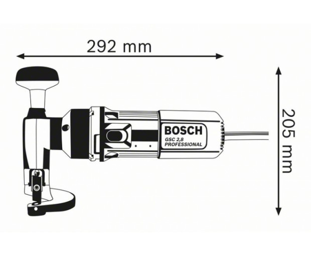 Електрическа ножица BOSCH GSC 2,8, 0601506108