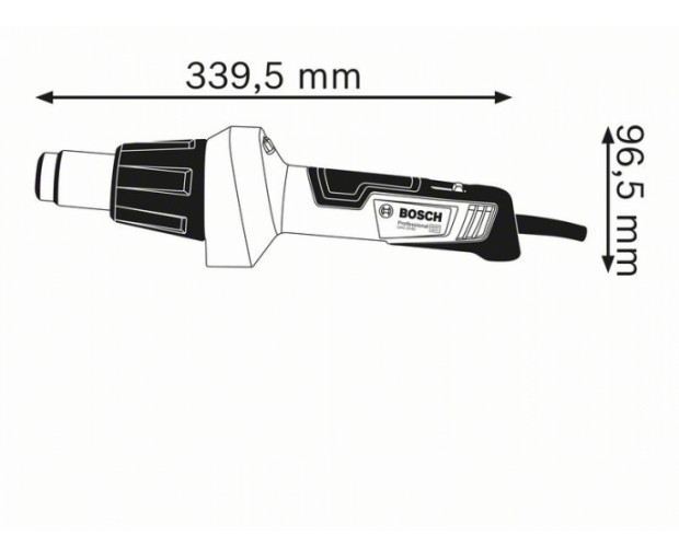 Пистолет за горещ въздух BOSCH GHG 20-60, 06012A6400, 0601942103