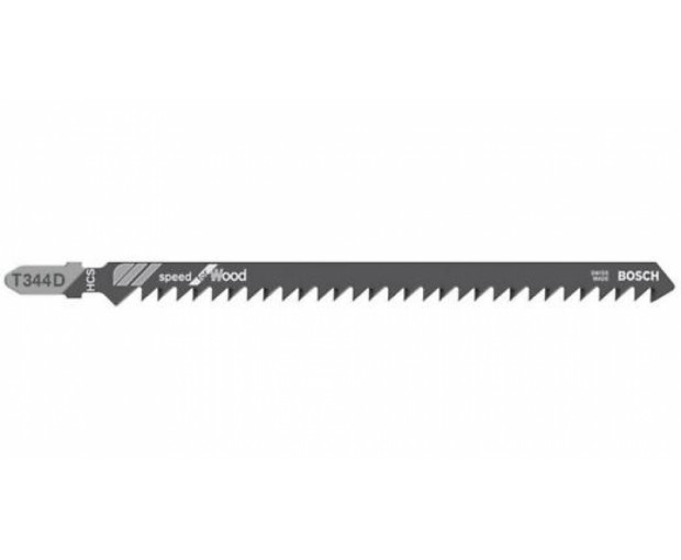 Нож BOSCH за прободен трион 5бр.T344D, 2608633A34