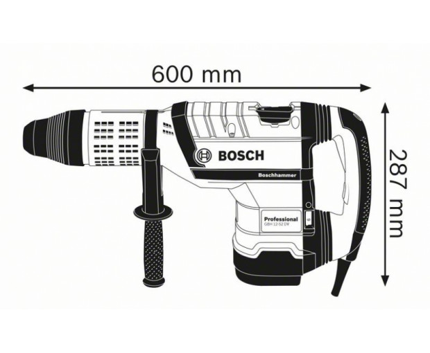 Перфоратор BOSCH GBH 12-52 DV, 0611266000