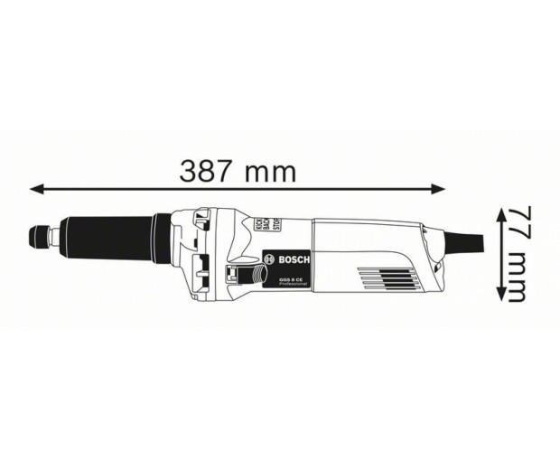 Права шлифовъчна машина BOSCH GGS 8 CE, 0601222100