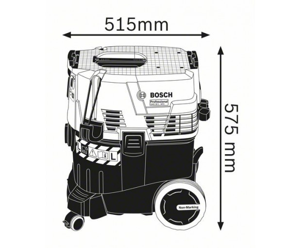 Прахосмукачка BOSCH мокро/сухо почистване GAS 35 L AFC, 06019C3200