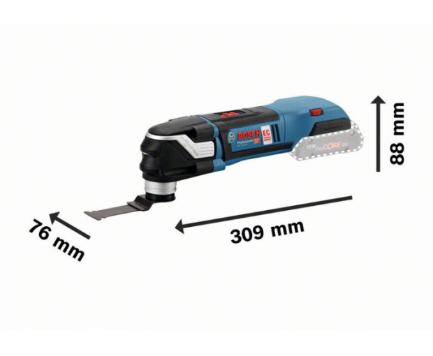 Осцилираща машина BOSCH GOP 18V-28, 06018B6003