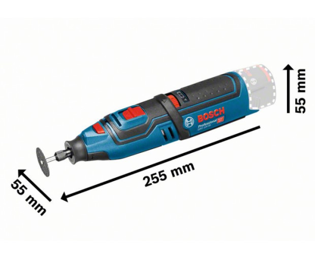 Акумулаторен ротационен инструмент BOSCH GRO 12V-35 solo, 06019C5000