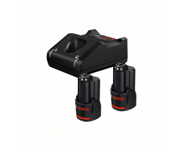 Зарядно устройство BOSCH GAL 12V-40 + 2 батерии GBA 2,0Ah, 1600A019R8