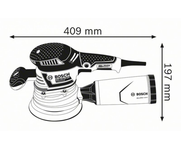 Ексцентършлайф BOSCH GEX 40-150, 060137b202