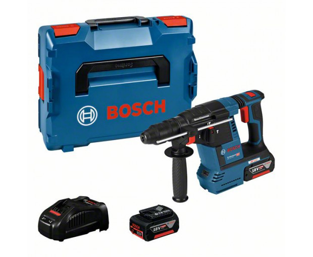 Акумулаторен перфоратор BOSCH SDS plus GBH 18V-26, 6.0Ah, 0611909003
