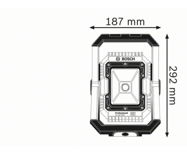 Акумулаторна лампа BOSCH GLI 18V-1900, 0601446400
