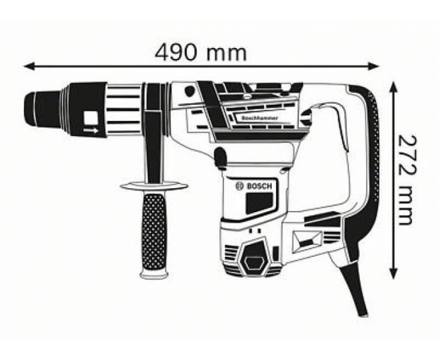 Перфоратор BOSCH GBH 5-40 D, 1100 W, 8.5 J, 0611269001