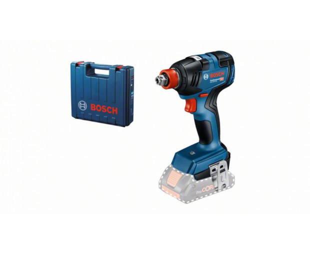 Акумулаторен ударен гайковерт BOSCH GDX 18V-200 Solo, 06019J2205
