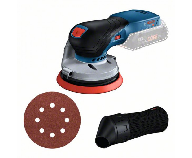 Ексцентършлайф BOSCH GEX 18V-125, Solo, 0601372201
