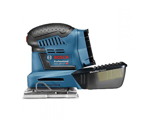  Акумулаторен виброшлайф BOSCH GSS 18V-10 Solo, 06019D0200