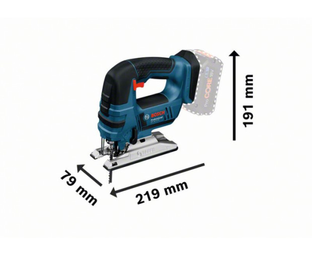  Акумулаторен прободен трион BOSCH Solo GST 18V-Li B, 06015A6100