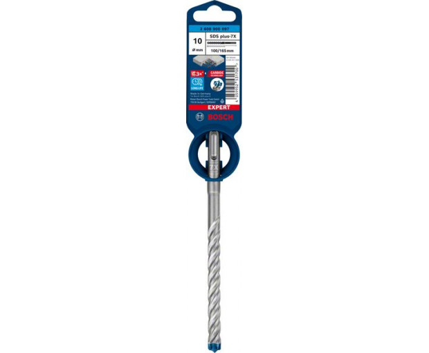 EXPERT Свредло BOSCH SDS plus 7X 10x100x165, 2608900097