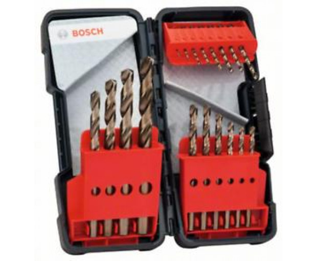 Комплект свредла BOSCH за метал HSS-Co, 15 части, 2607017047