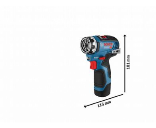 Акумулаторен винтоверт BOSCH GSR 12V-35 FC Carton solo, 06019H3004