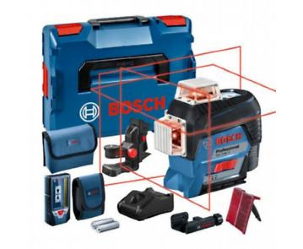 Линеен лазер BOSCH GLL 3-80 C + LR7 80м, L Boxx, 0601063R05