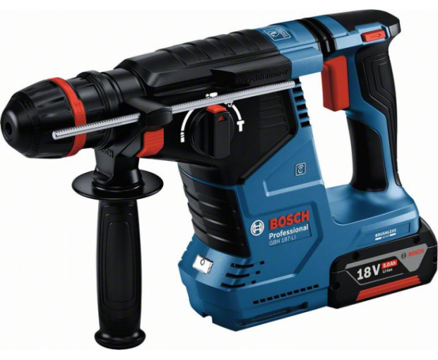 Перфоратор BOSCH GBH 187-LI ONE Chuck  2 x 5.0Ah , 0611923121