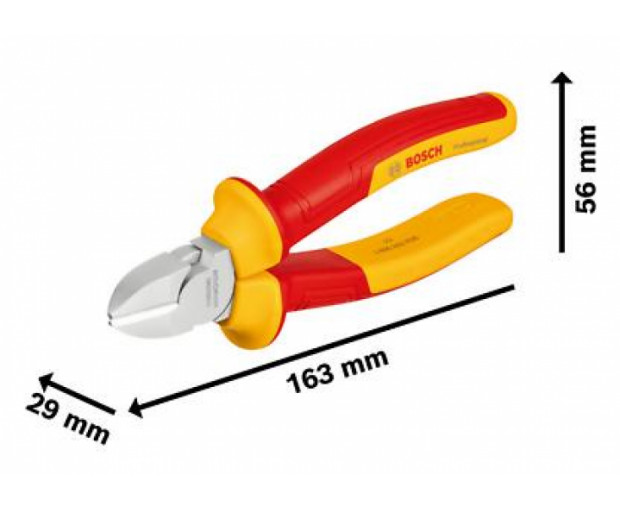 Клещи резачки BOSCH VDE 160mm, 1600A02ND9