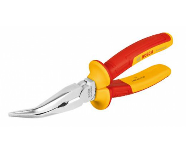 Клещи BOSCH с дълъг извит под 40° нос  200мм VDE, 1600A02NE4