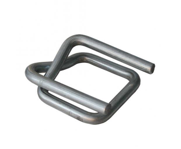 Метален клипс за опаковане 19 mm, 1000 бр., черен