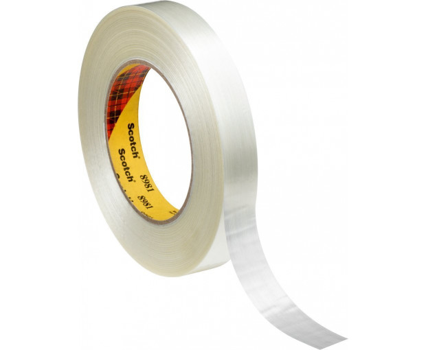 Scotch®  Опаковъчна филаментна лента 3М 8981 - 19 mm x 50 m