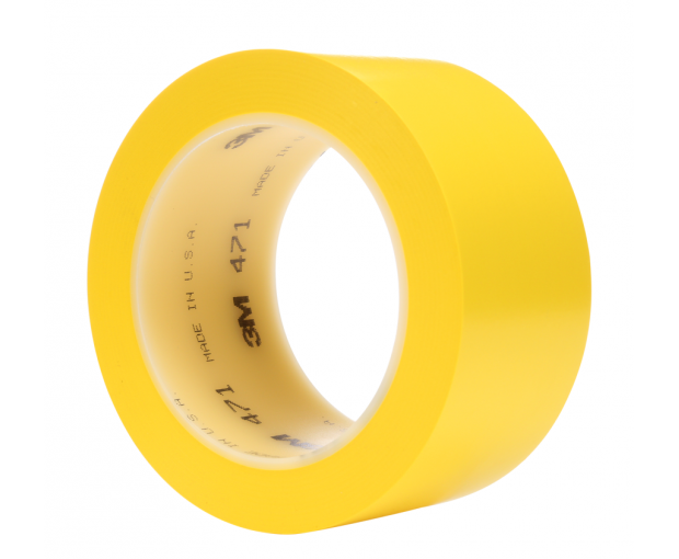 Маркираща лента за под 3M™ 471 жълта 50 mm х 33 m