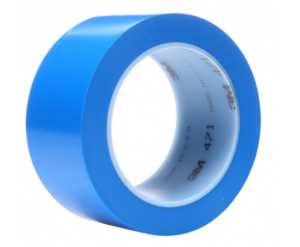 Маркираща лента за под 3М™ 471синя  50 mm х 33 m