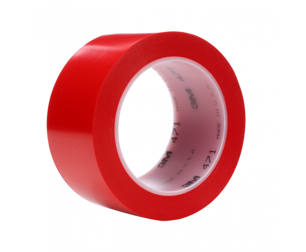 Маркираща лента за под 3М™ 471 червена  50 mm х 33 m