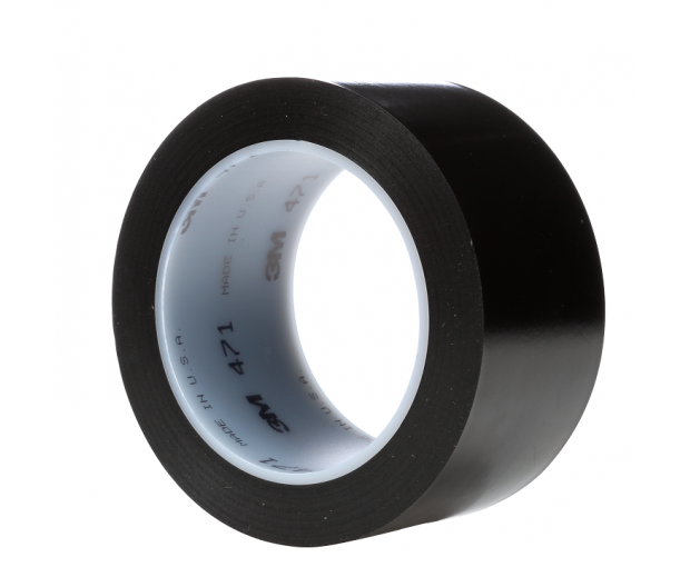 Маркираща лента за под 3М™ 471 черна  50 mm х 33 m