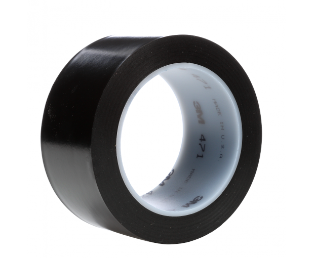 Маркираща лента за под 3М™ 471 черна  50 mm х 33 m